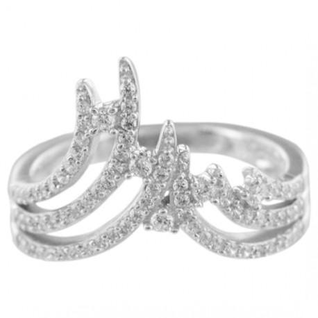 BAGUE HYPNOTIC ARGENT