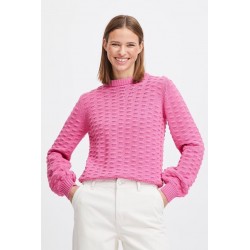 Pull coton  bulles en relief